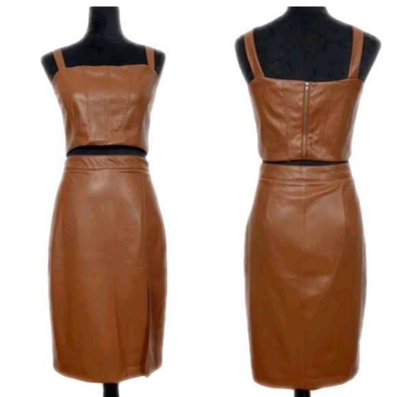 Jason Wu Dresses & Skirts - NWT Jason Wu Two-Piece Faux Leather Skirt and Top
